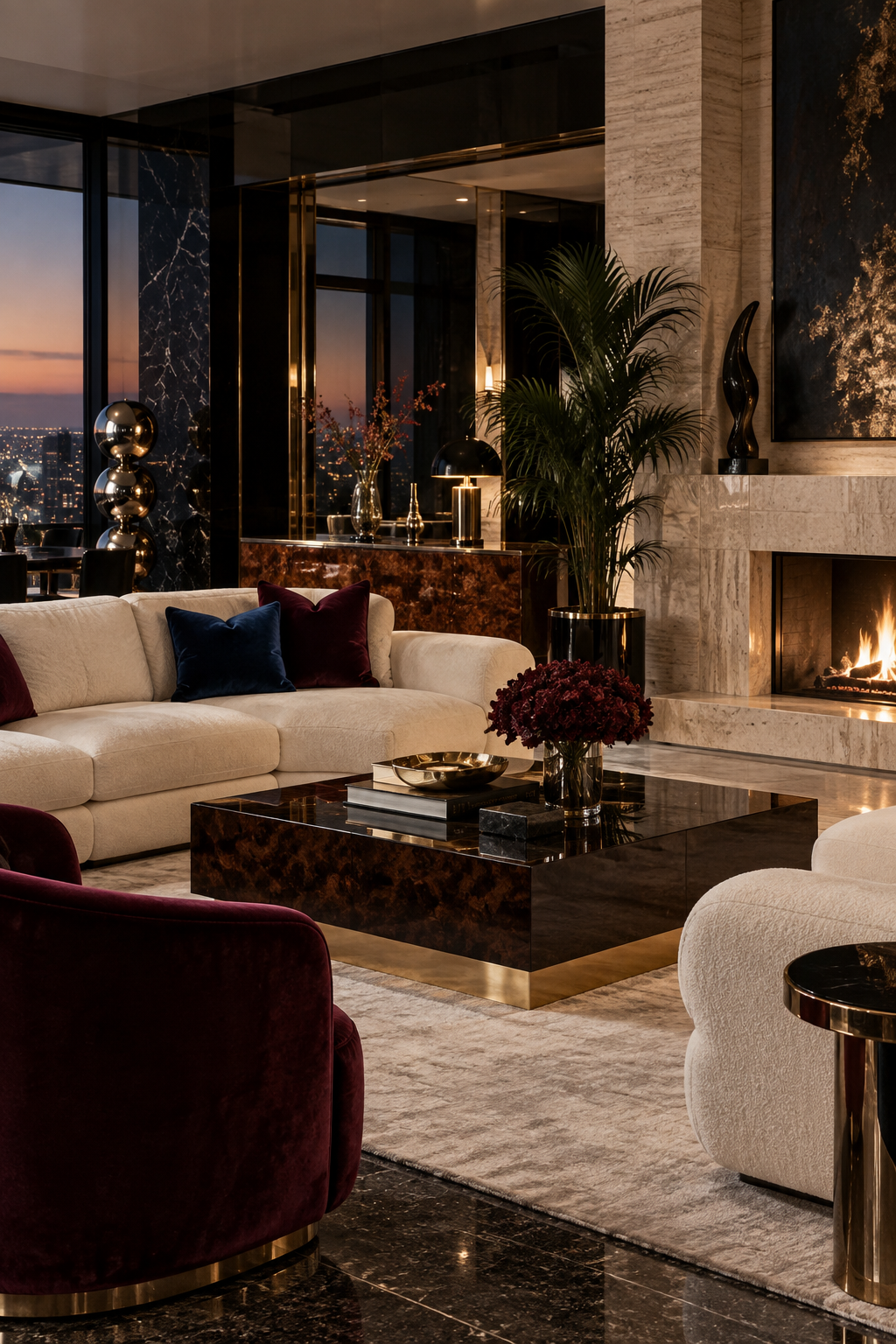 Glamoratti create a confident living room