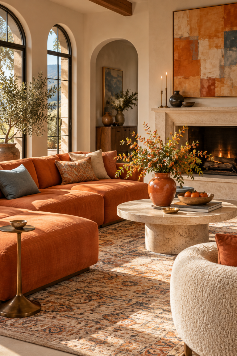 Persimmon create a confident living room