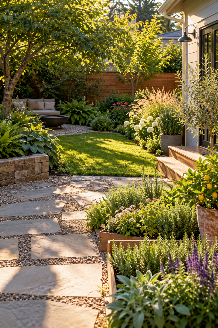 Map Sun and Shade Before You Plant in a small backyard garden