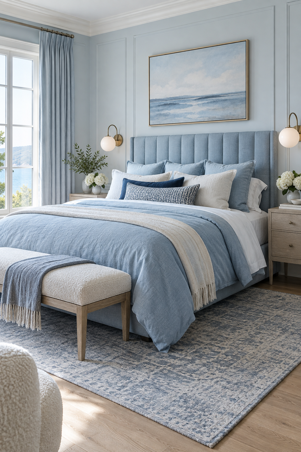 Cool Blue layer the signature color palette