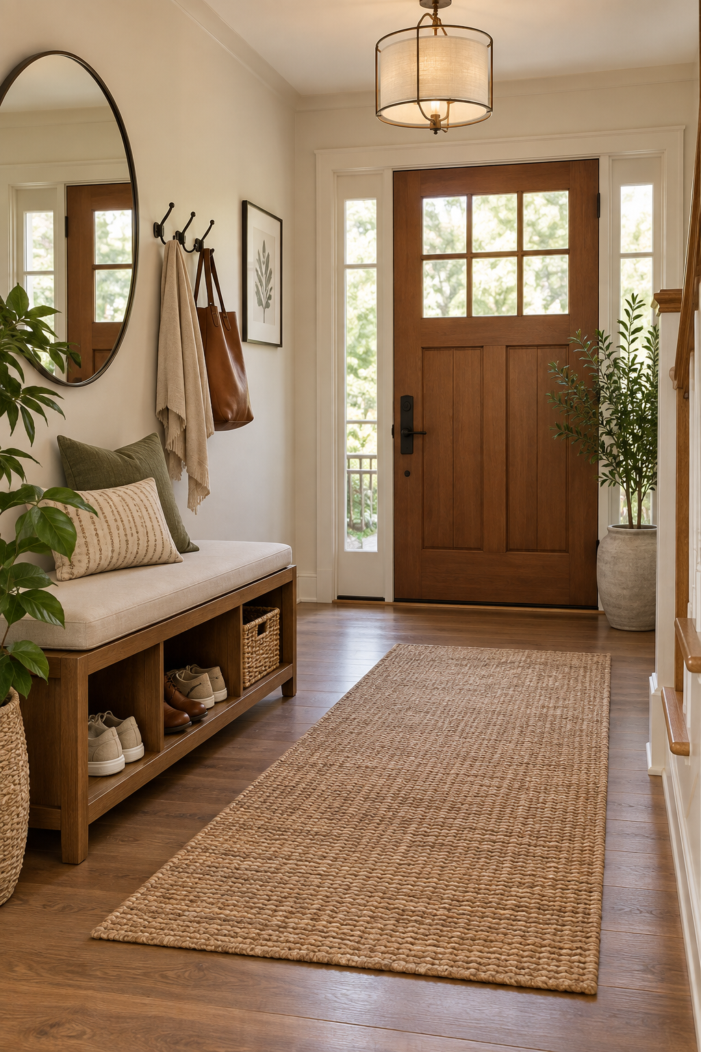 Add a Bench for Shoes and Bags