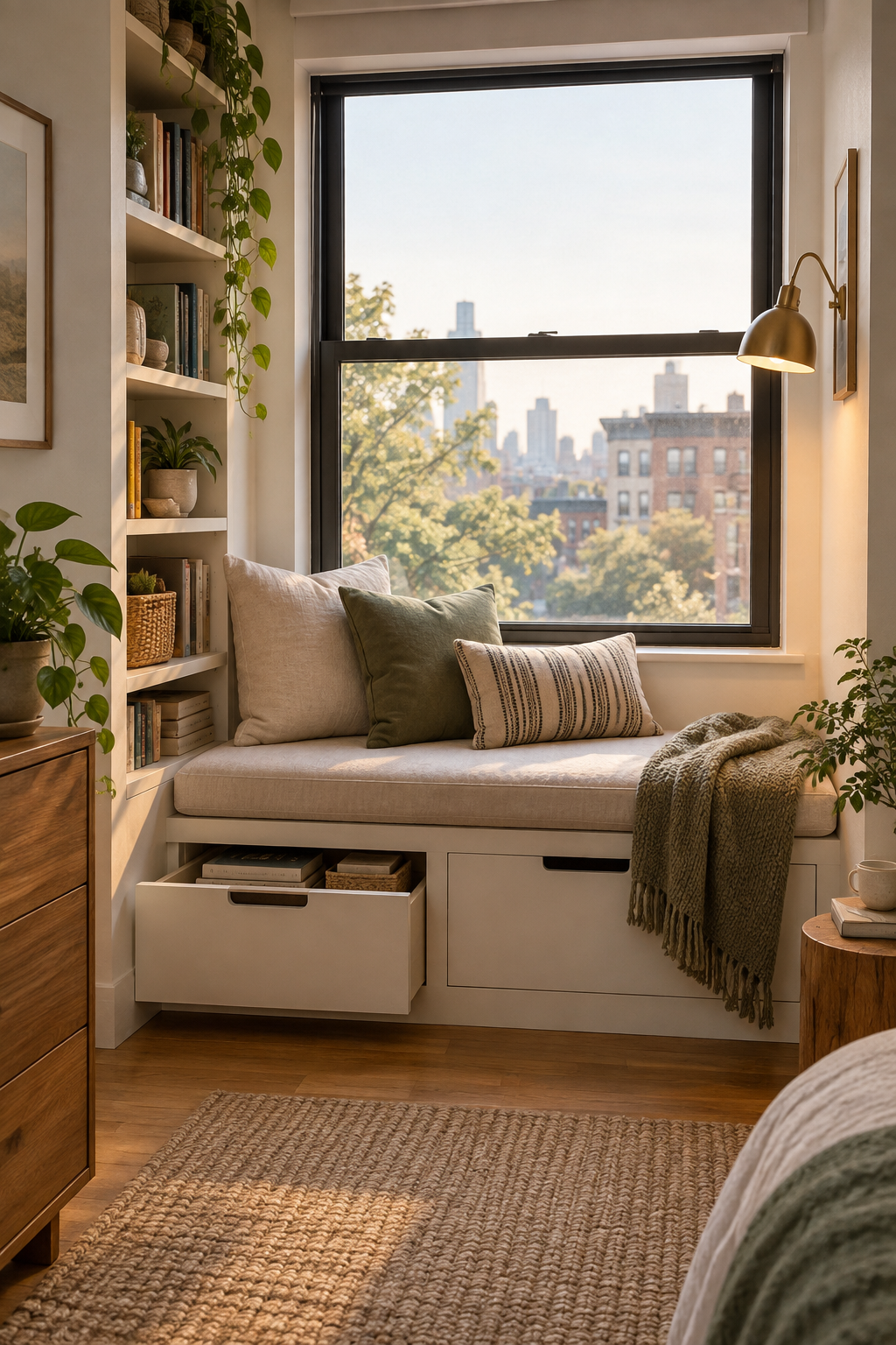 Build a Window Seat with Hidden Storage