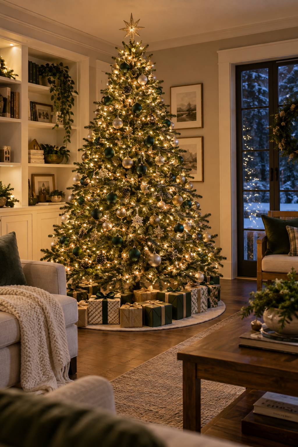 Layer the Tree with Soft Warm Lights
