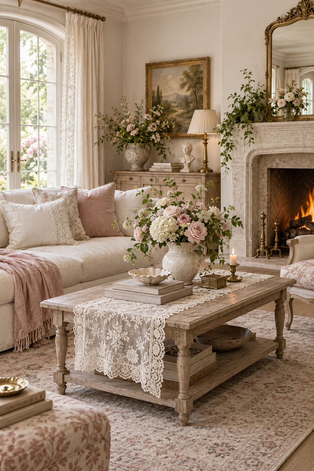Romantic Lace design a restful bedroom
