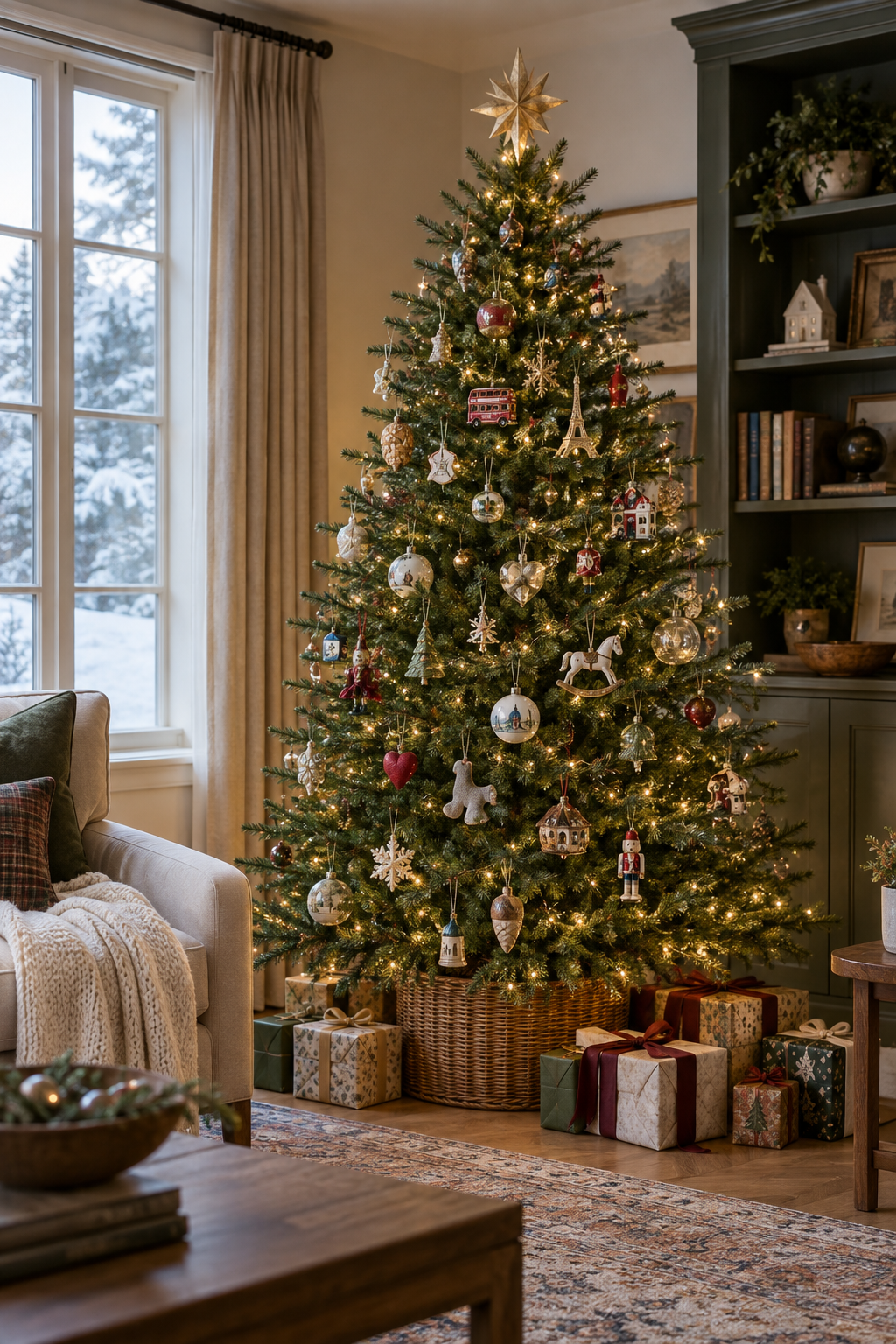 Decorate with Collected Ornaments