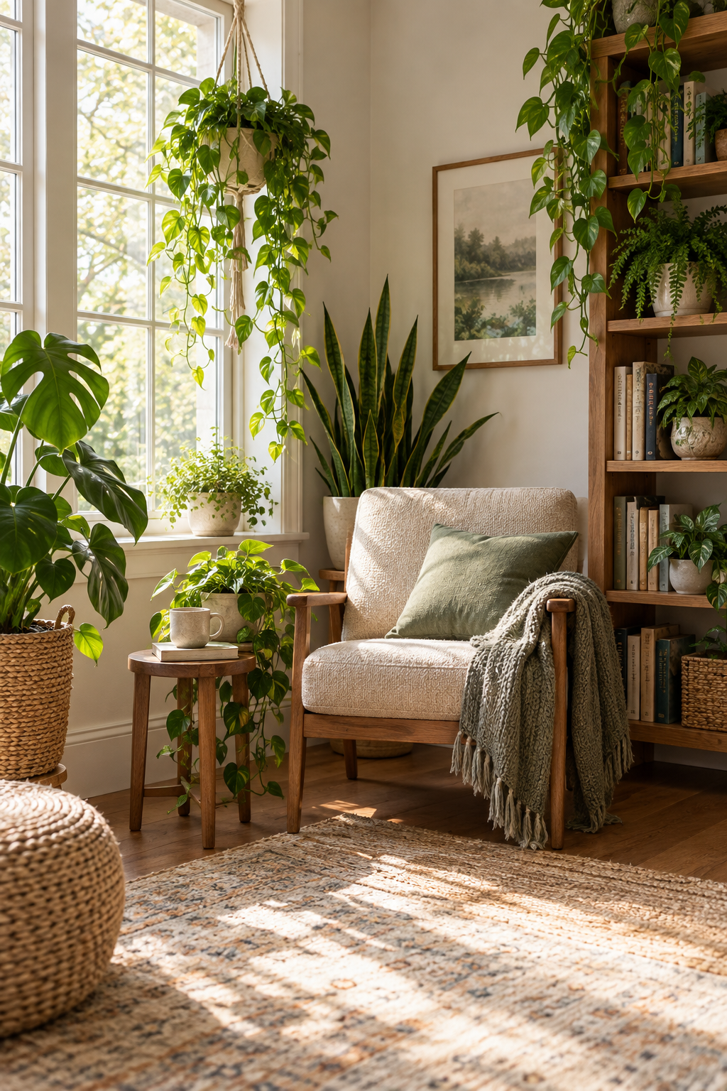 Create a Plant-Filled Reading Corner
