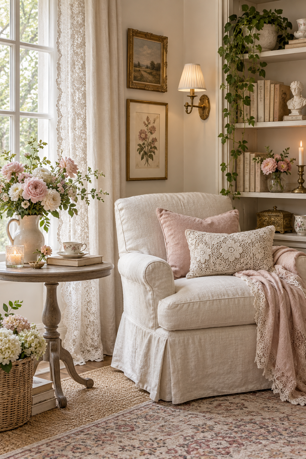 Romantic Lace refresh the kitchen