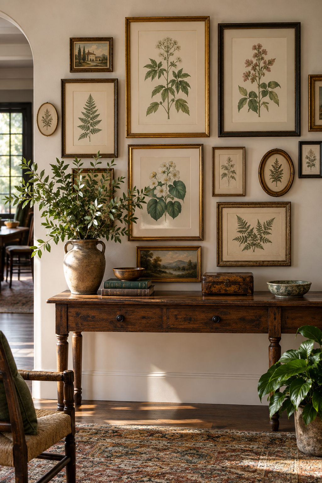 Use Botanical Prints for Quiet Cohesion