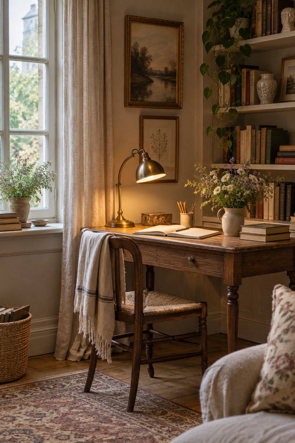 Add a Vintage-Inspired Desk Lamp