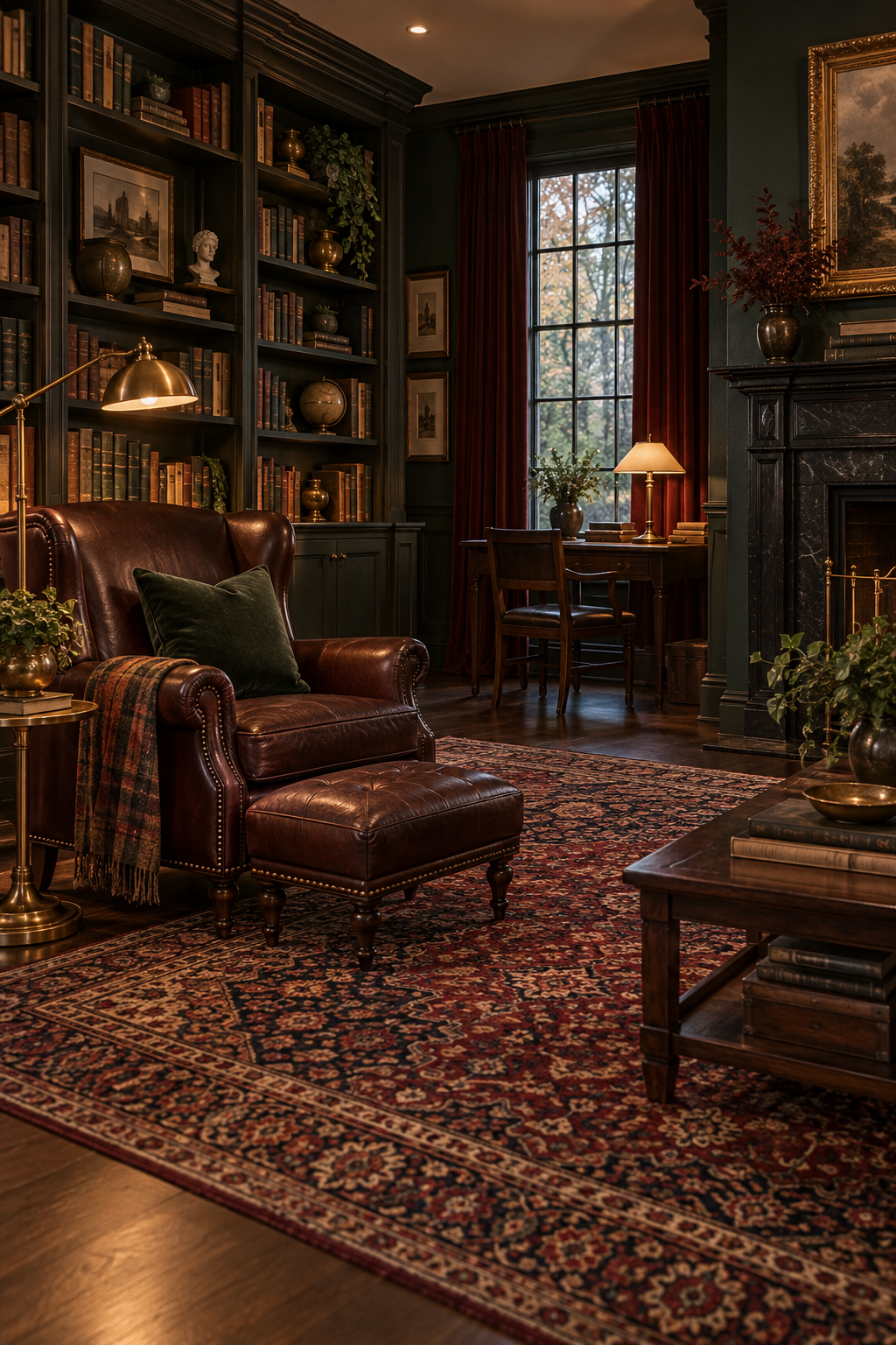 Layer a Persian-Style Rug