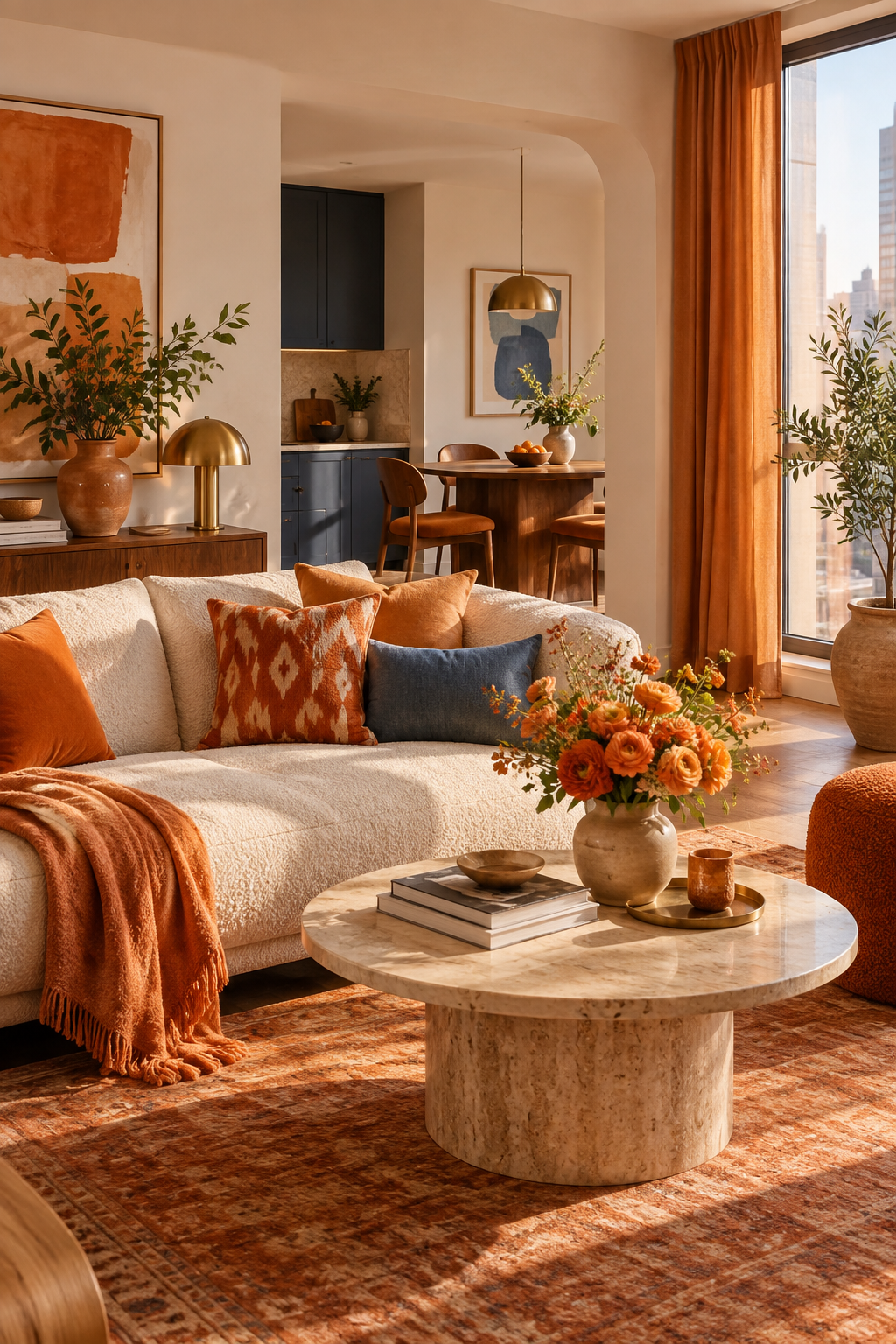 Persimmon style a welcoming dining room