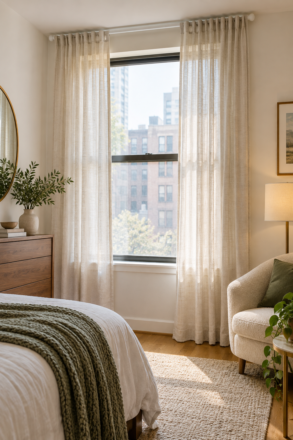 Hang Curtains without Drilling