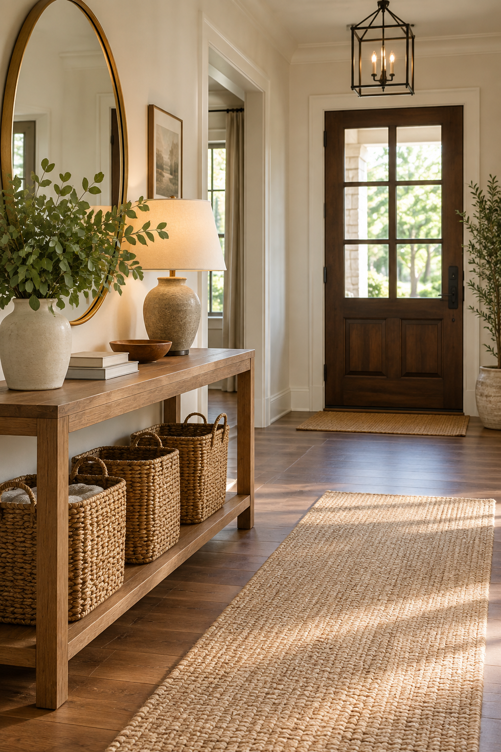 Use Baskets beneath an Open Console