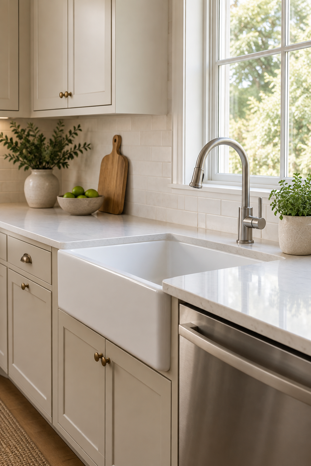 Keep the Sink Area Visually Quiet