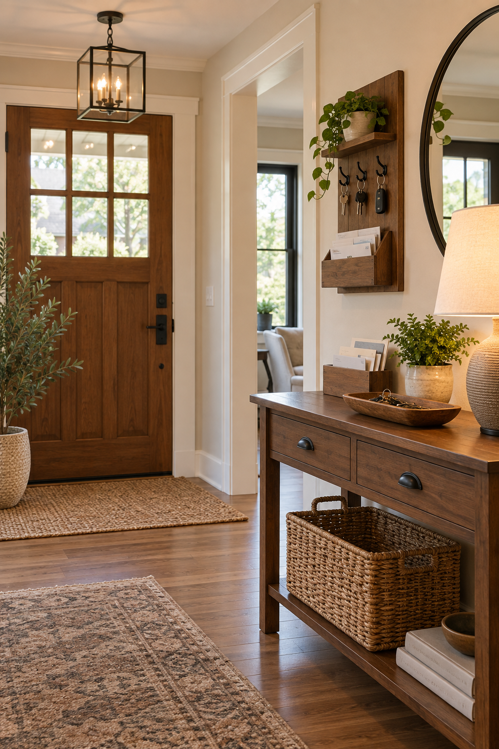 Create a Drop Zone for Keys and Mail