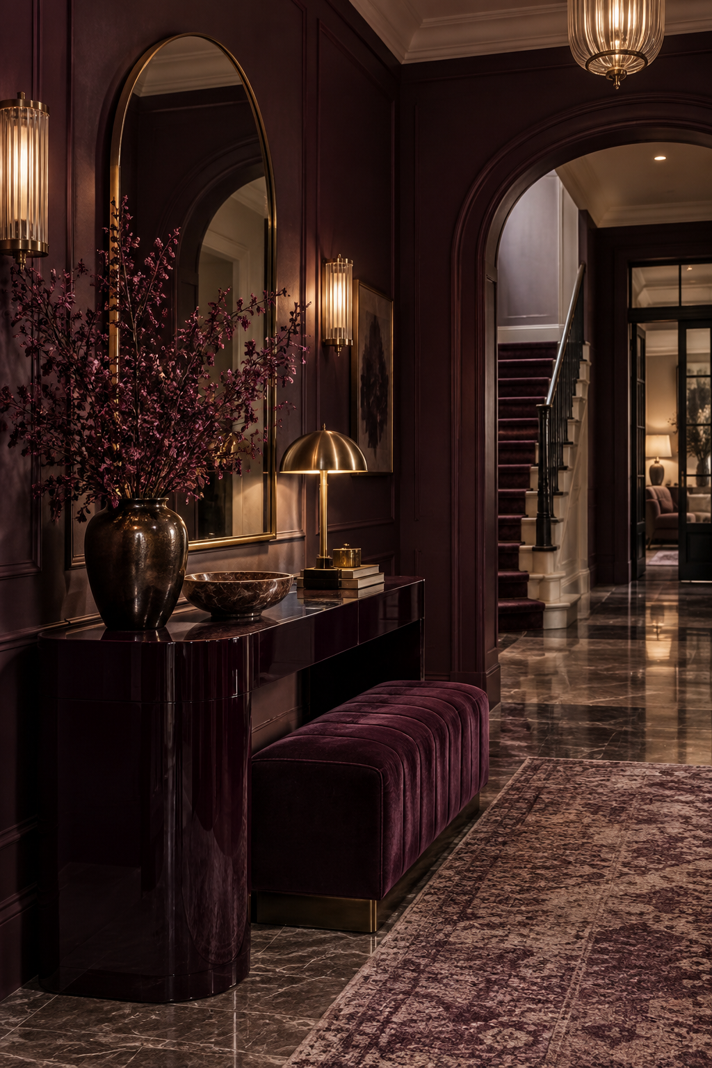 Plum Noir build a focused home office