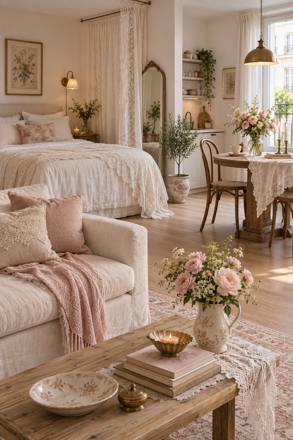 Romantic Lace build a focused home office