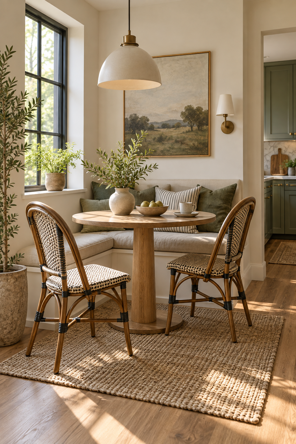 Use Café Chairs to Keep the Layout Light