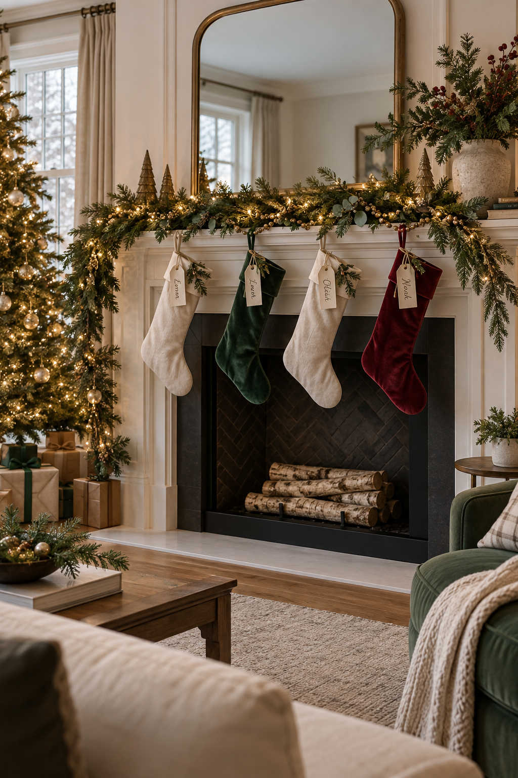 Hang Stockings with Refined Details