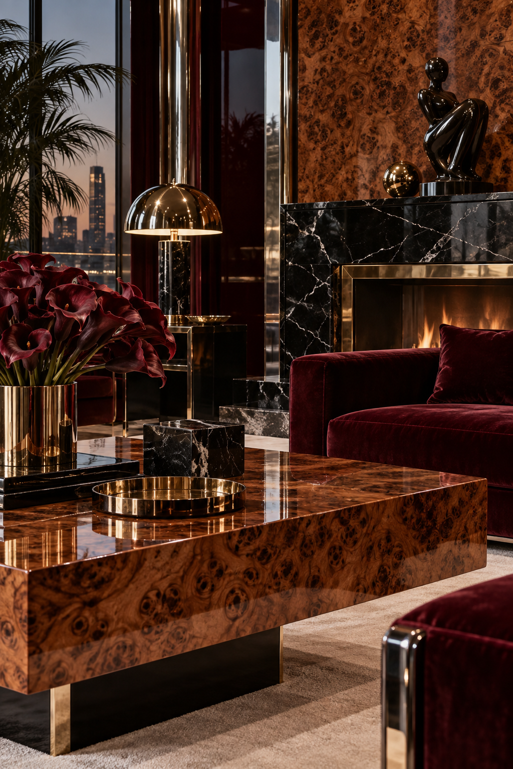 Glamoratti set the tone in the entryway