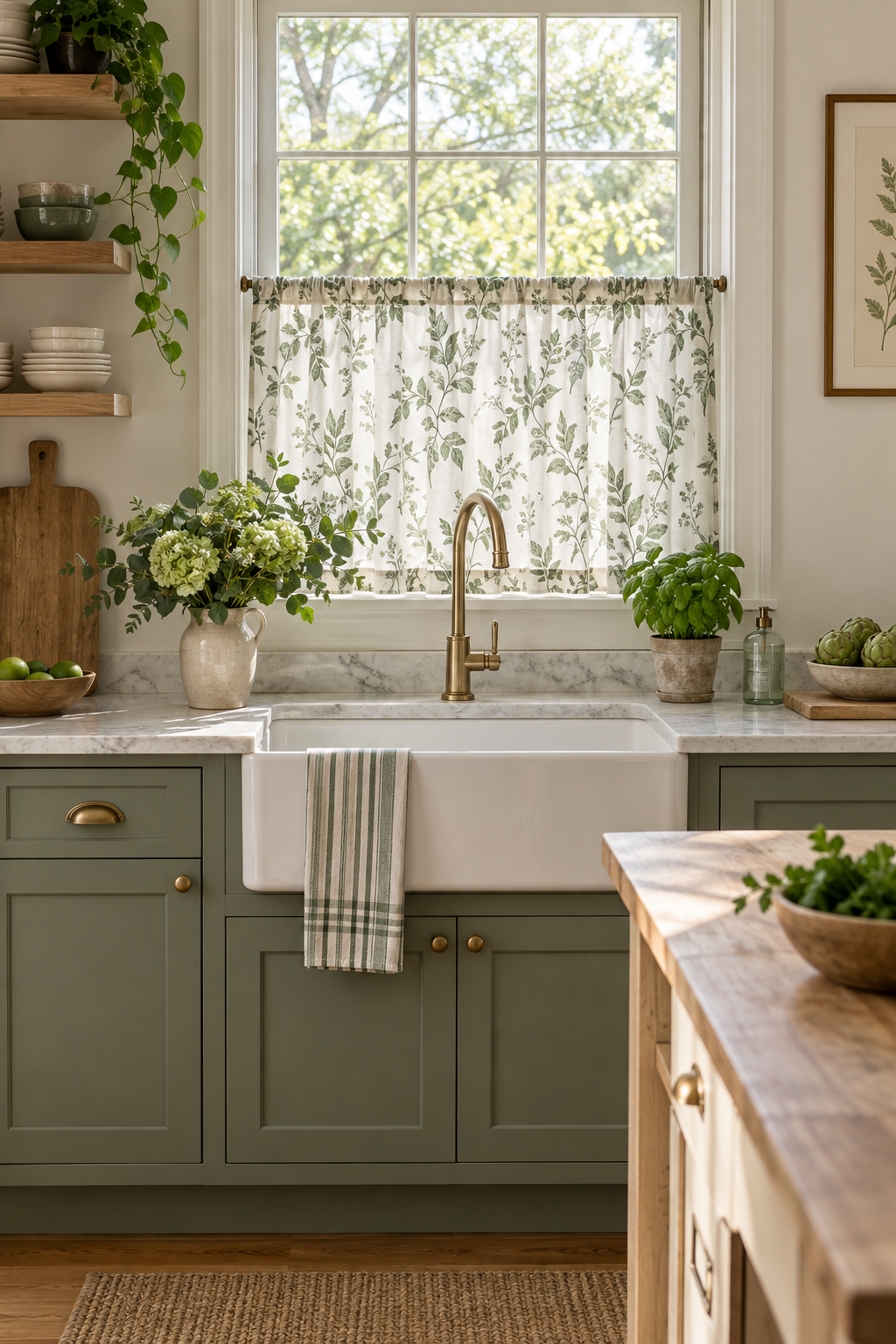 Add Botanical Café Curtains