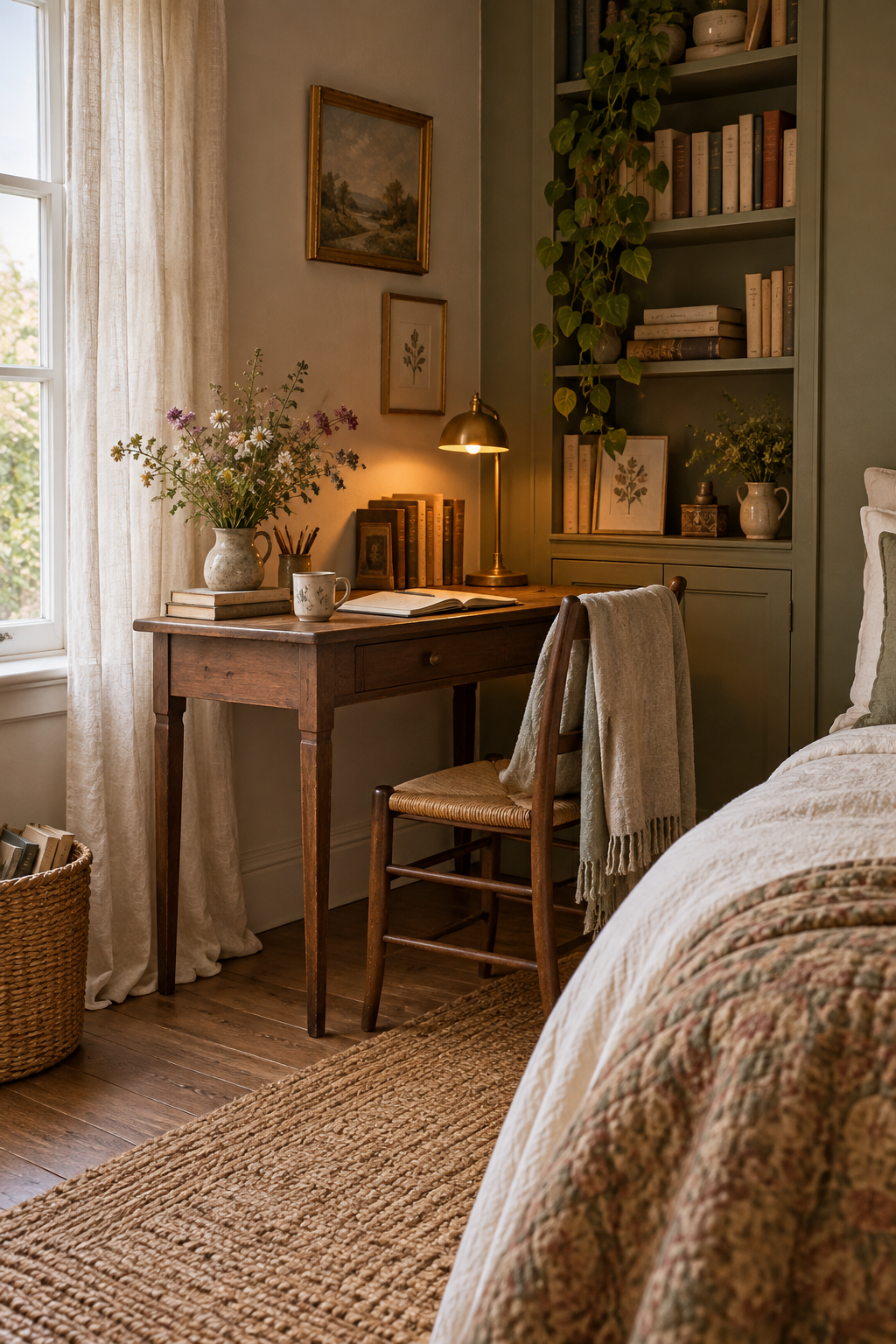 Create a Quiet Bedroom Writing Corner