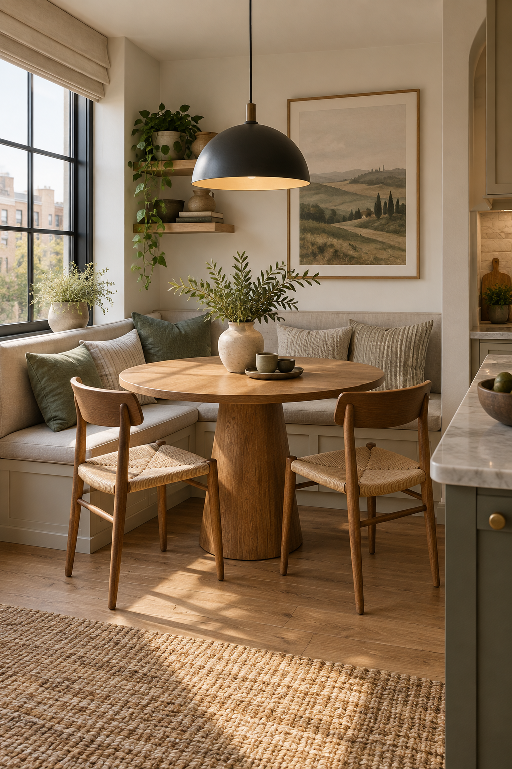 Define the Nook with a Pendant Light