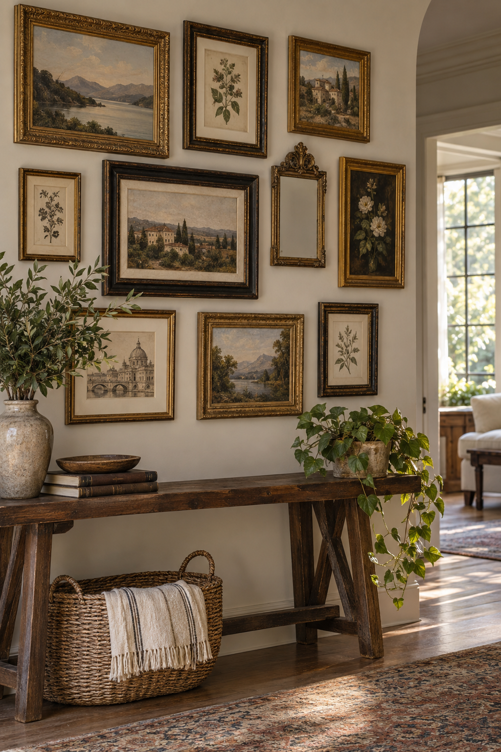 Use Family Photographs in Antique Frames