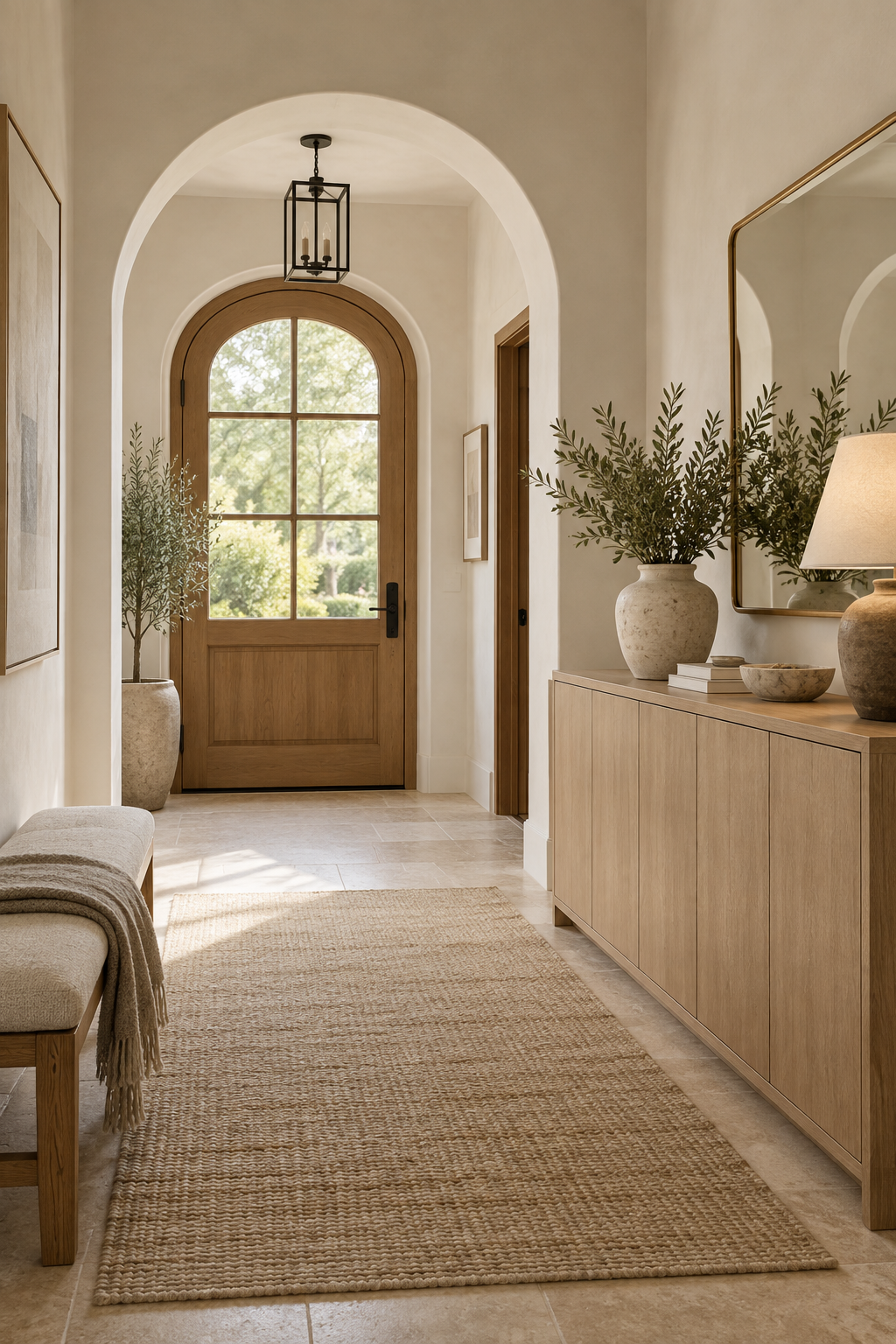 Create a Calm Entryway with Closed Storage