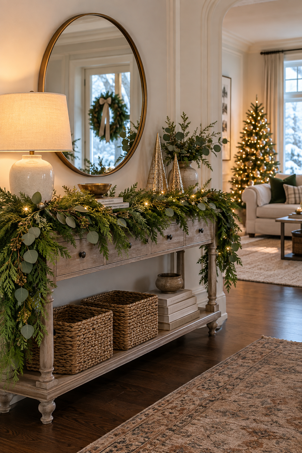 Add a Natural Greenery Garland