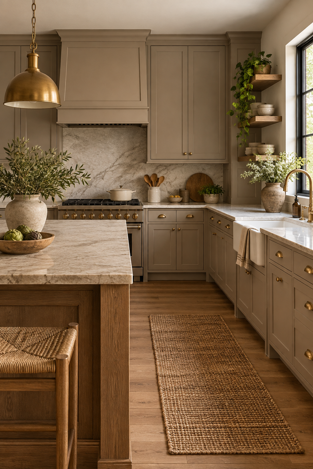 Paint Cabinets a Mushroom Neutral