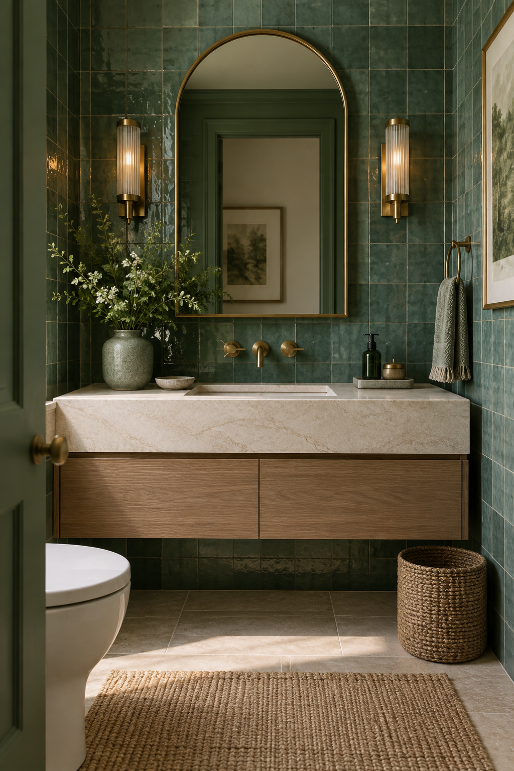 Jade Green create a reading nook