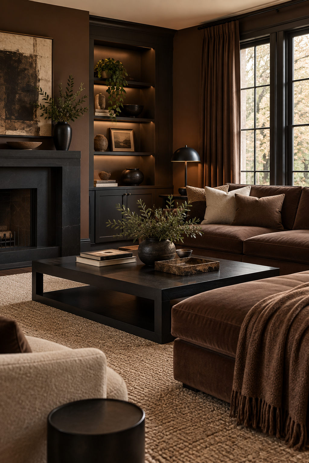 Create Contrast with Black Details