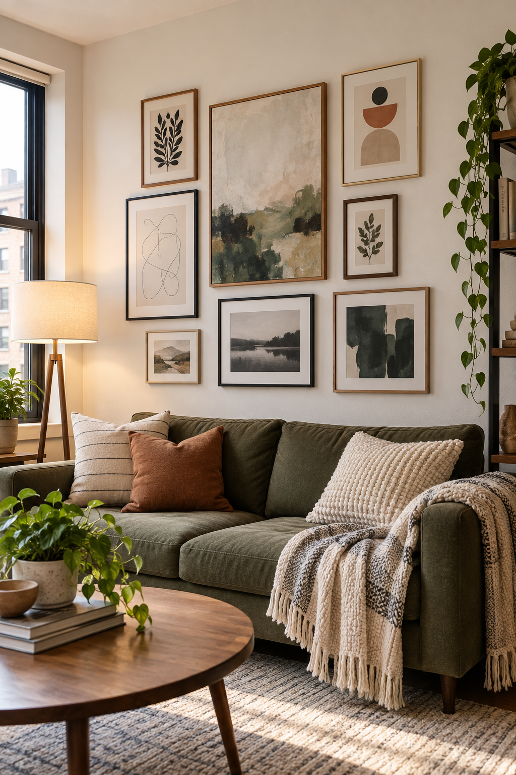 Build a Gallery Wall with Removable Strips