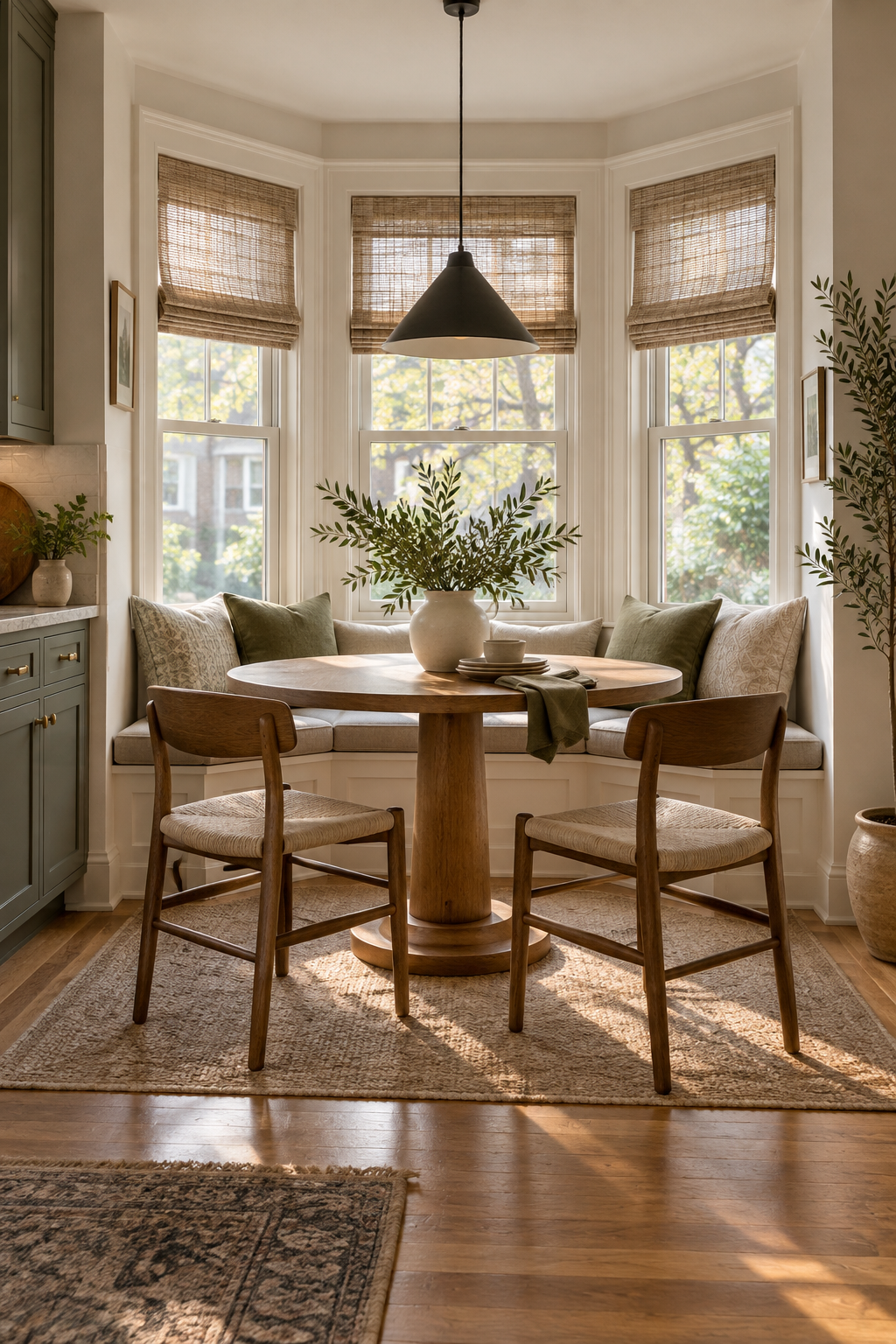Turn a Bay Window into a Dining Nook