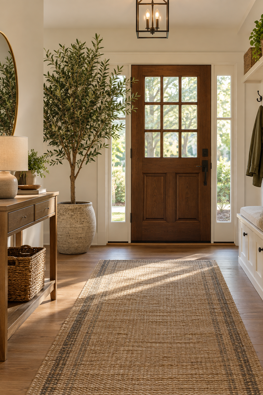 Bring In a Tall Plant near the Door
