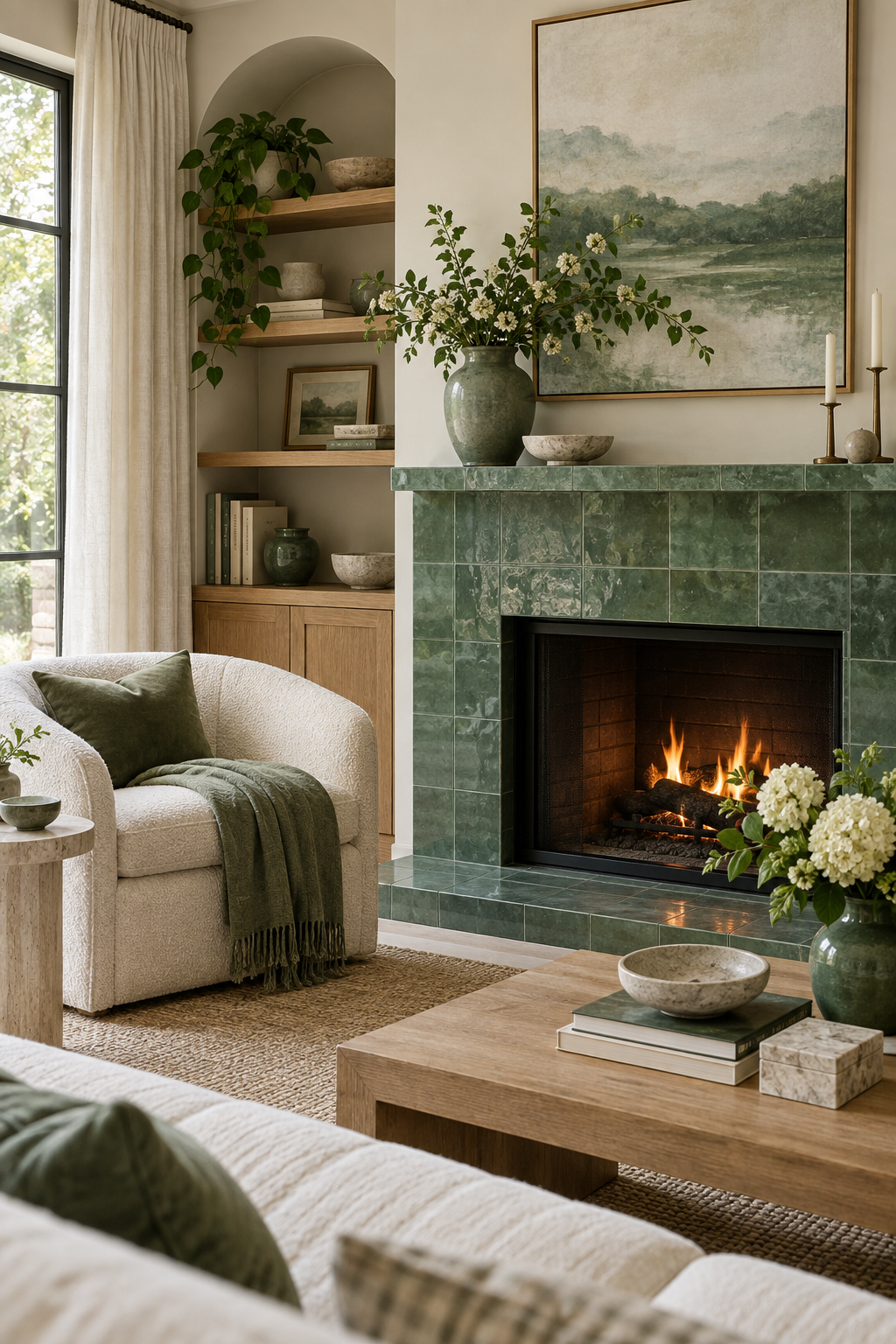Jade Green prepare a serene guest room