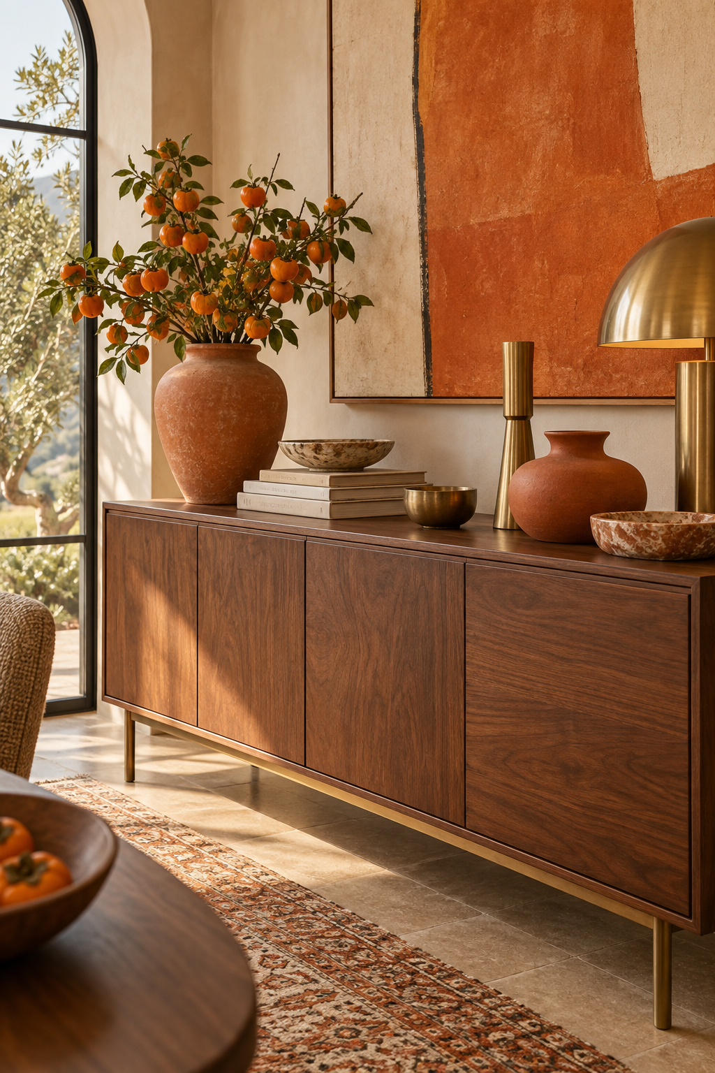 Persimmon prepare a serene guest room