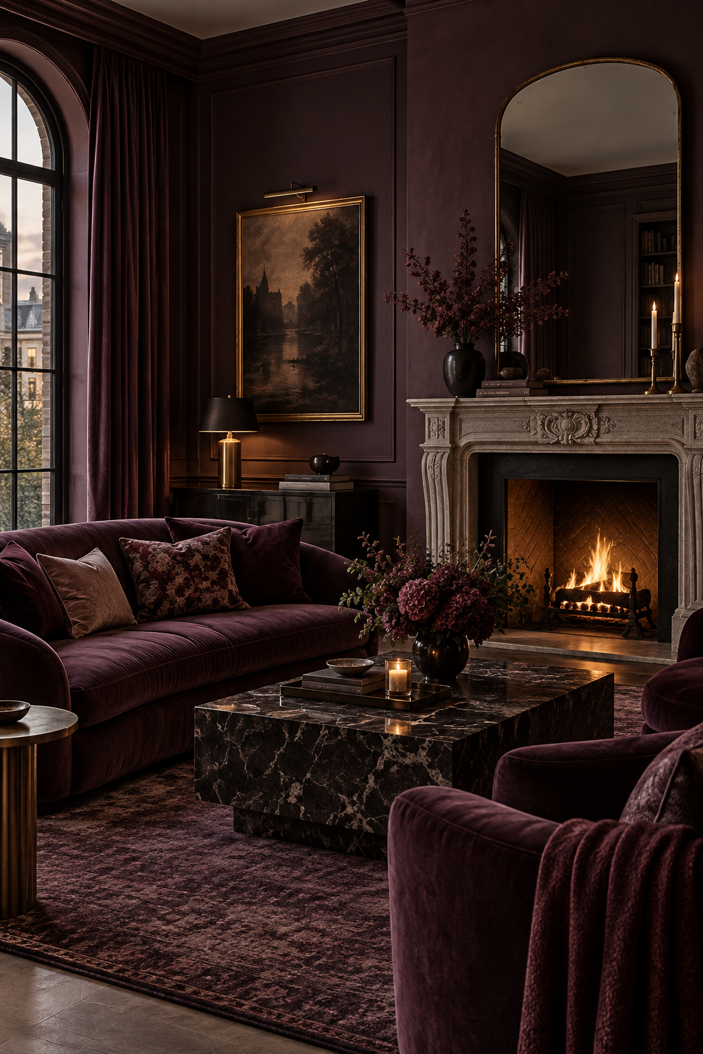 Plum Noir prepare a serene guest room