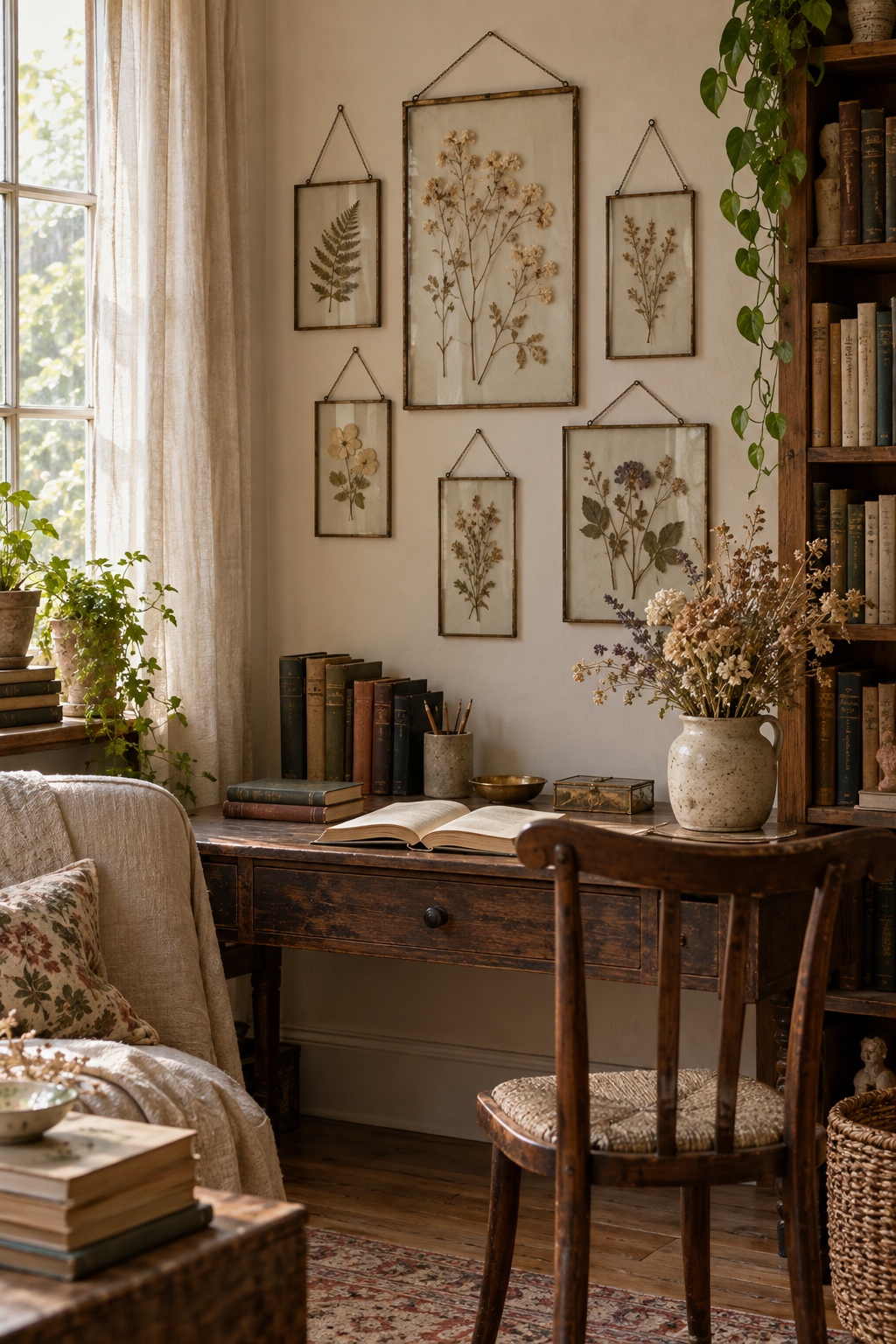 Display Dried Botanicals in Glass Frames