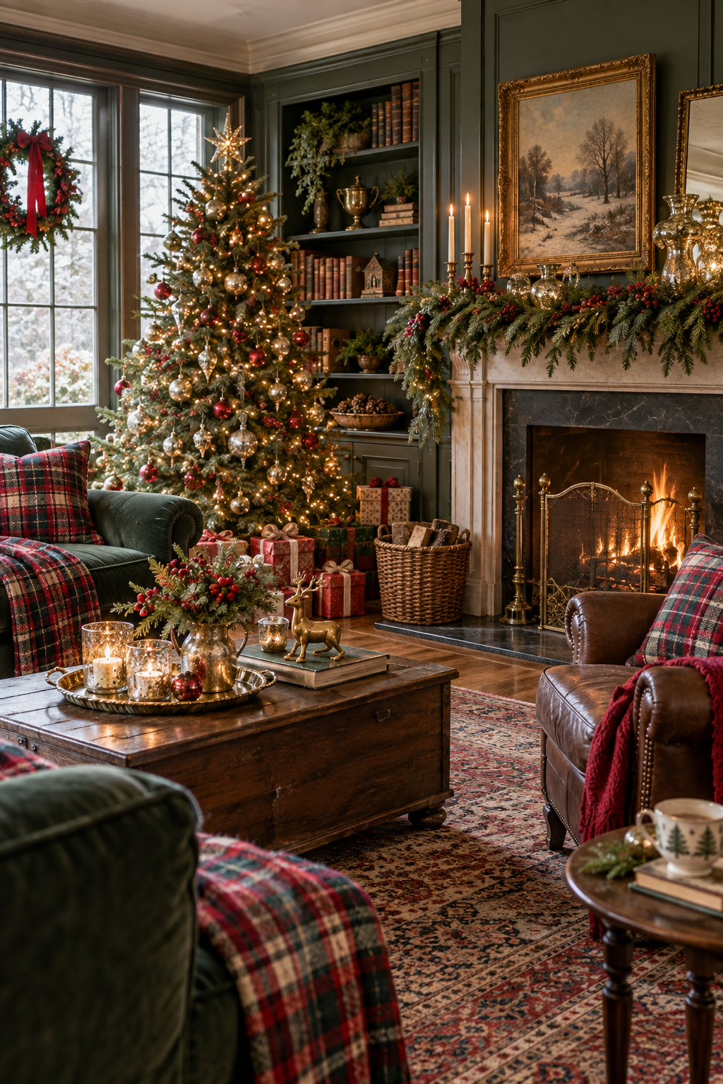 Use Plaid Textiles for Classic Holiday Warmth