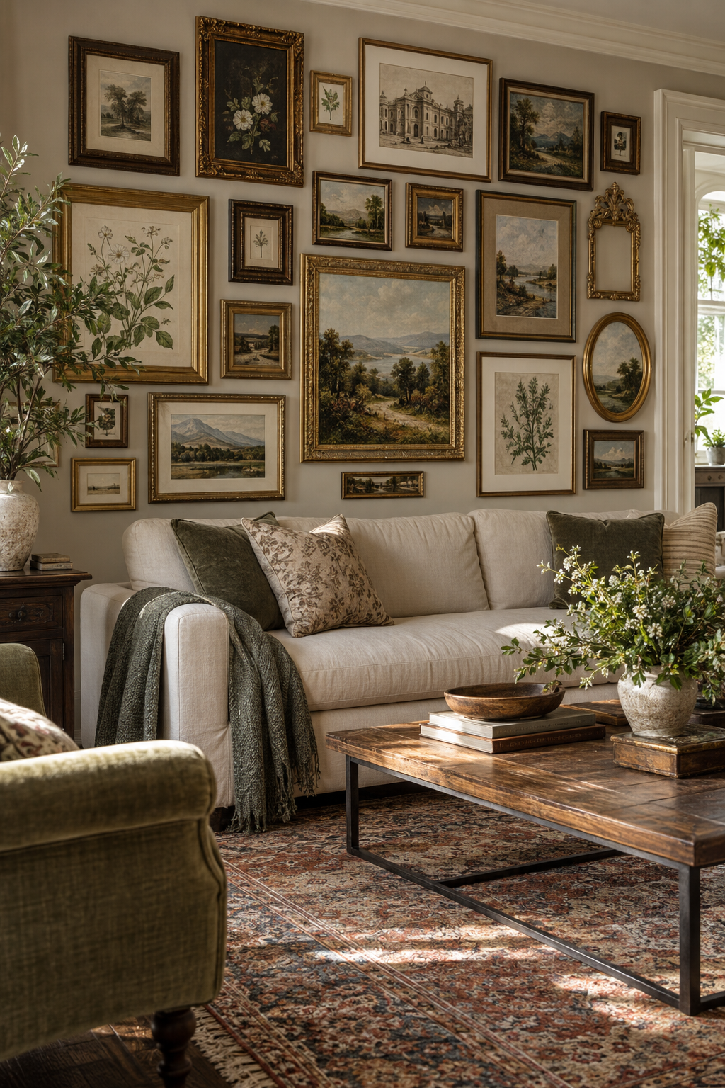 Create a Salon-Style Living Room Wall
