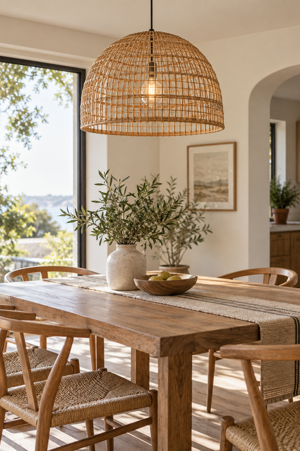 Choose an Open-Weave Shade for Brighter Light