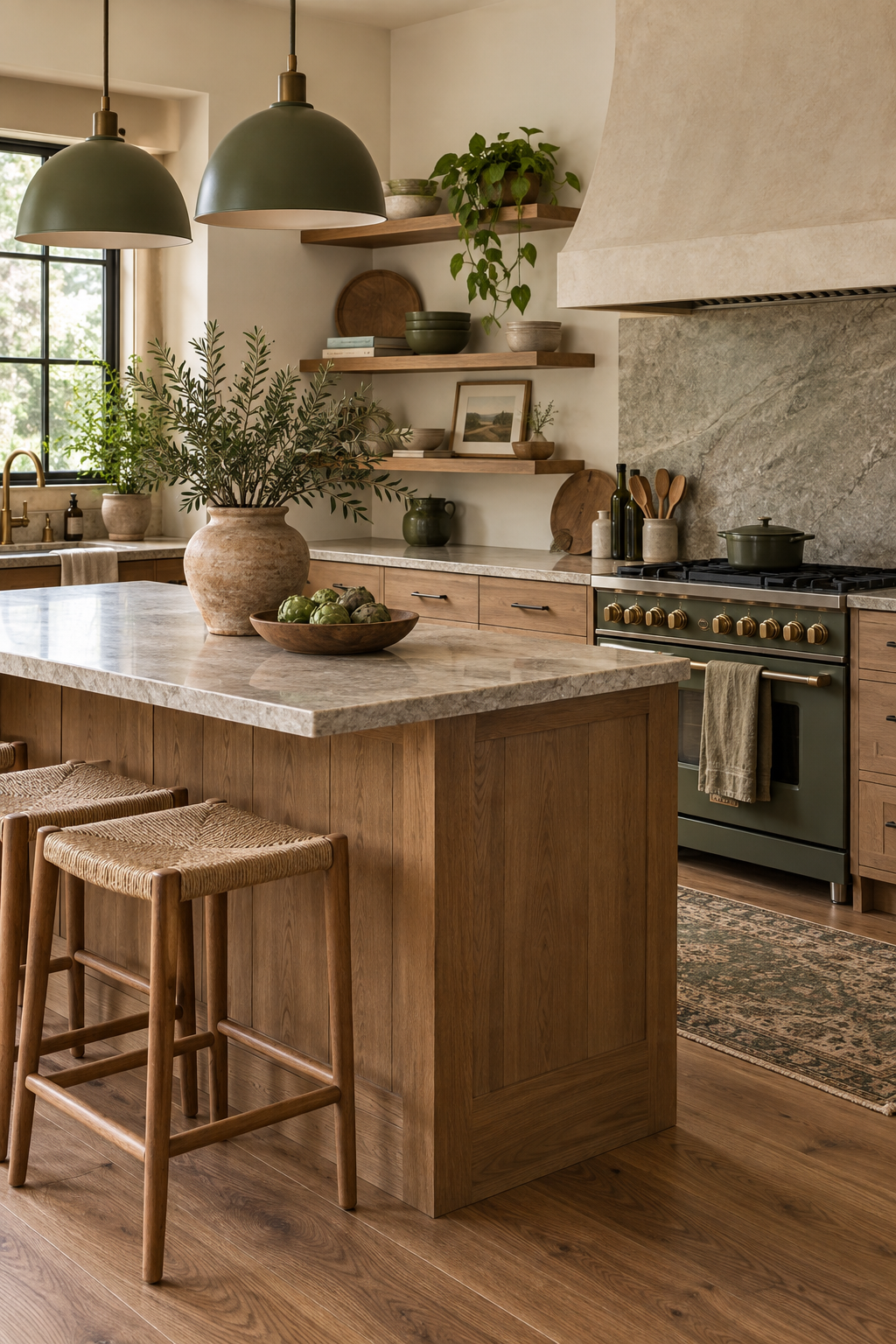Introduce Olive Green Accents