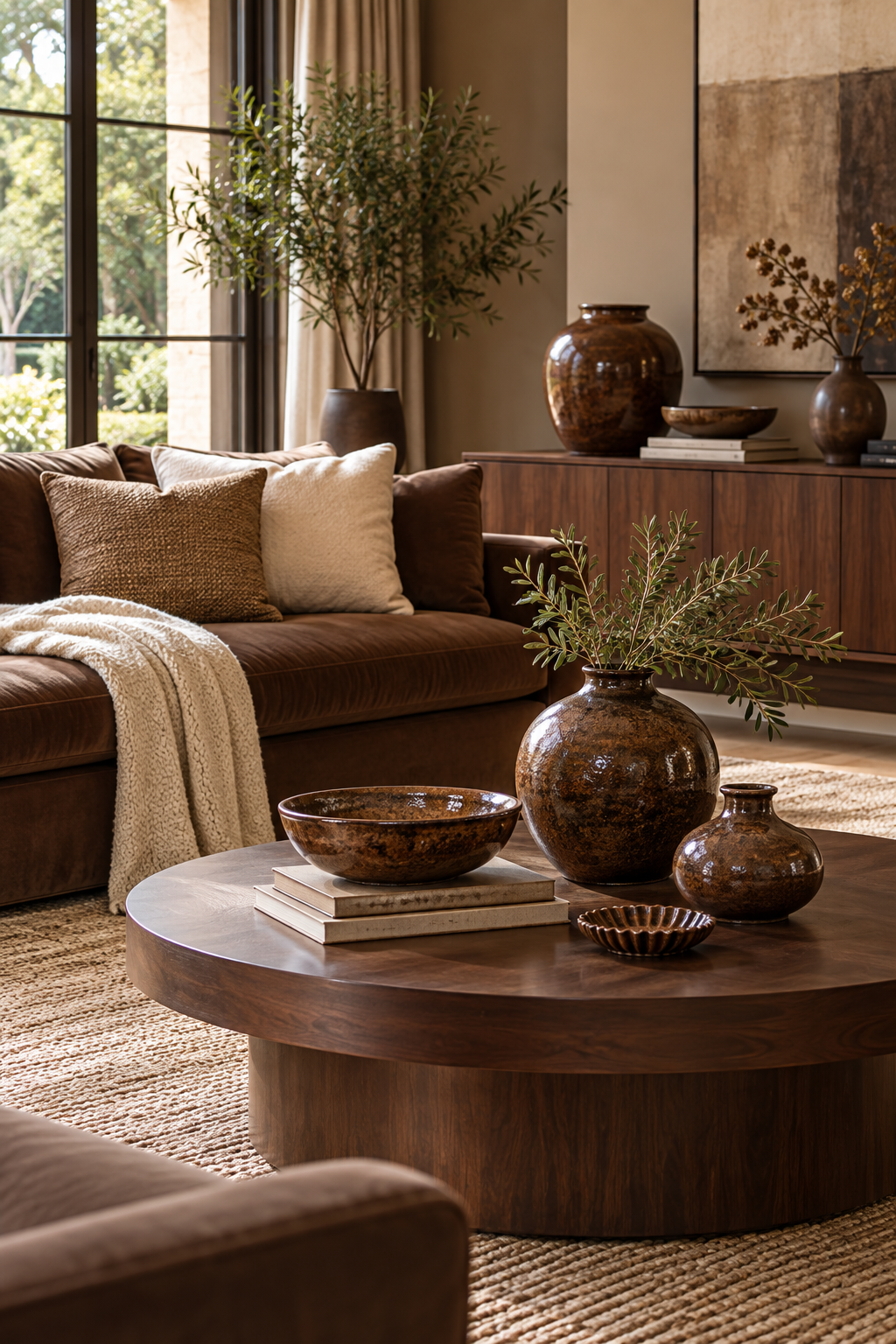 Style Brown Ceramic Accessories