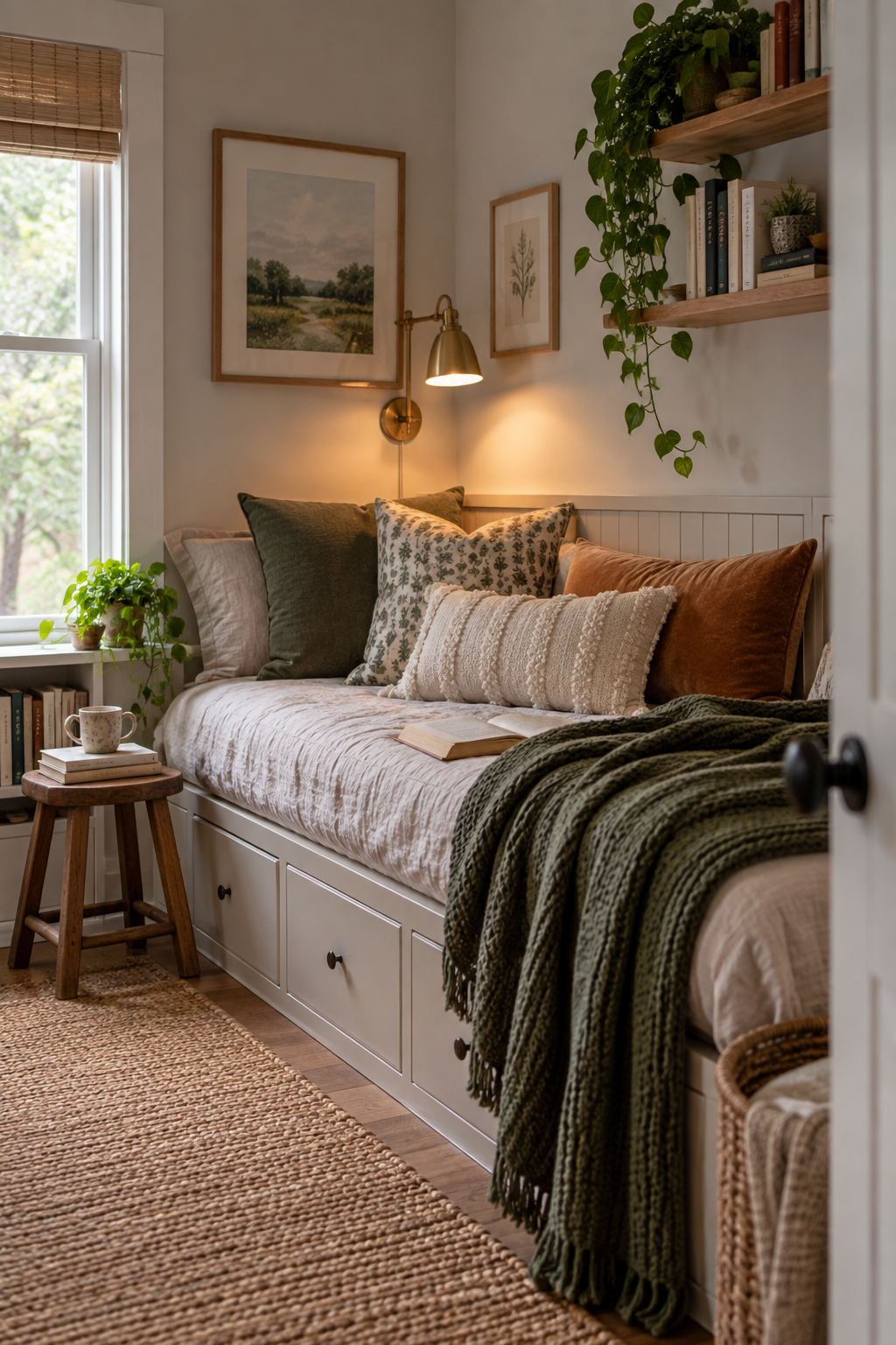 Style a Daybed as a Reading Retreat