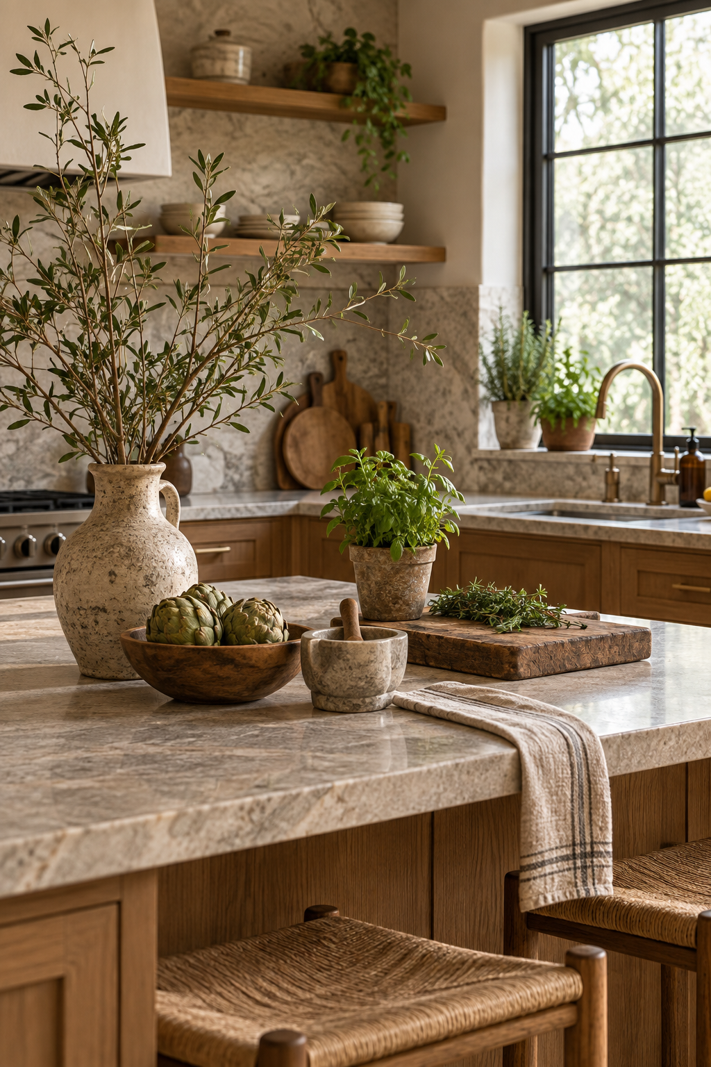 Style with Branches and Herbs