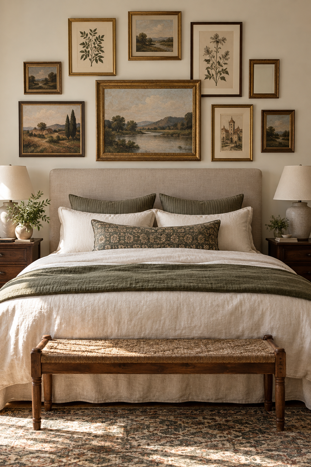Build a Gallery above the Bed
