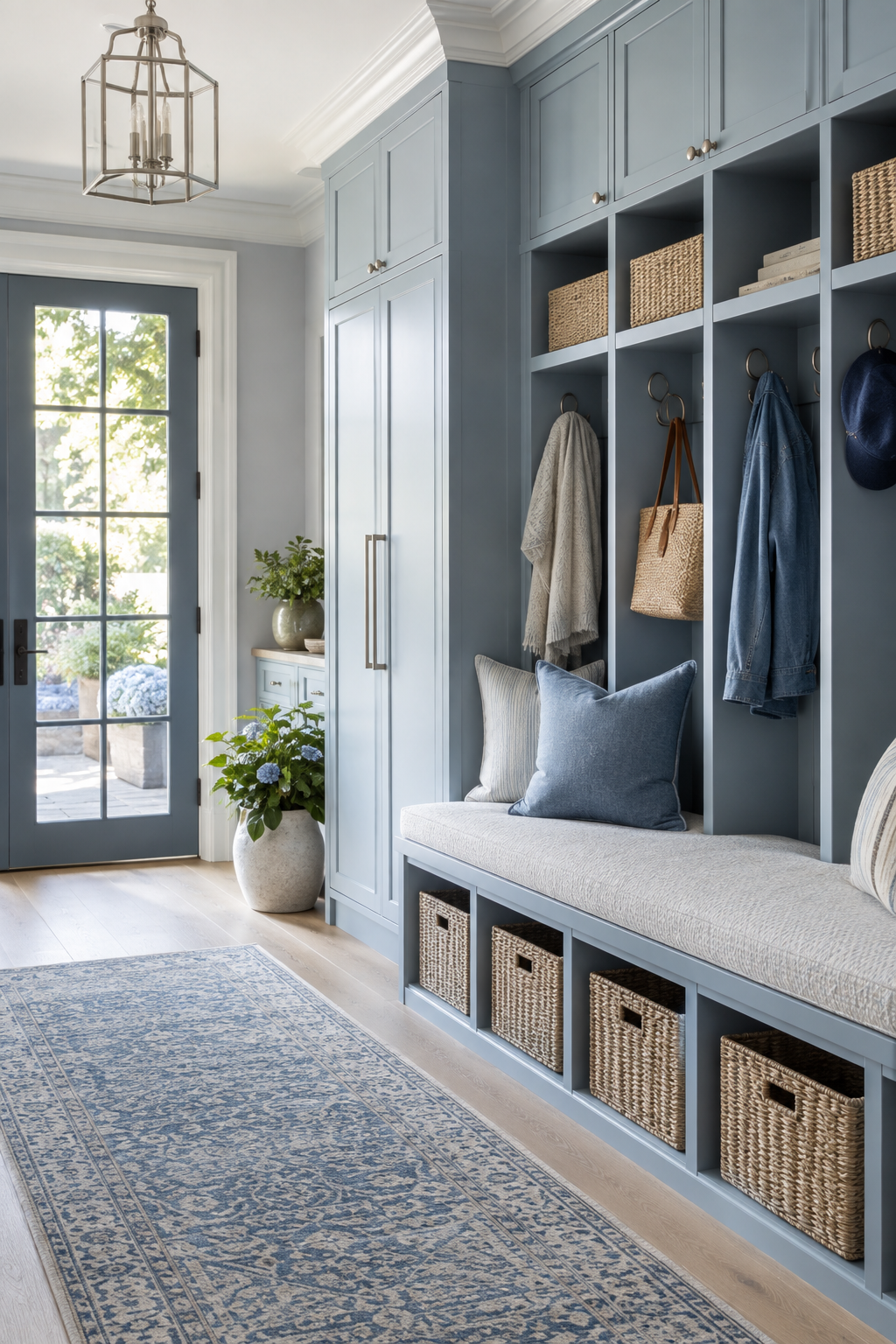 Cool Blue curate a bar or display cabinet