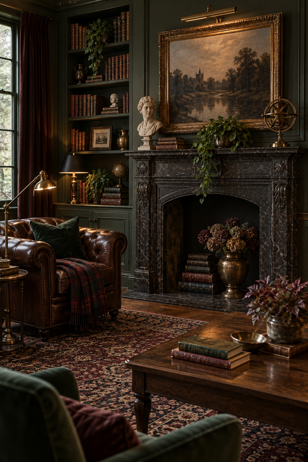 Style a Mantel without Open Flame